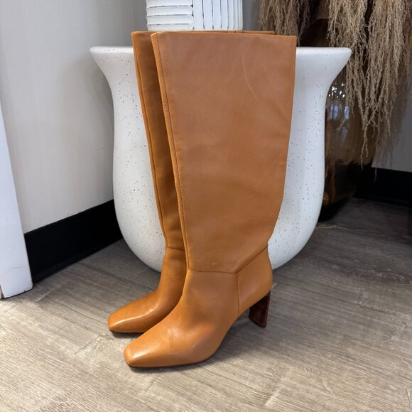 Vince Camuto Hersha Knee High Boot Cognac - Picture 9 of 12